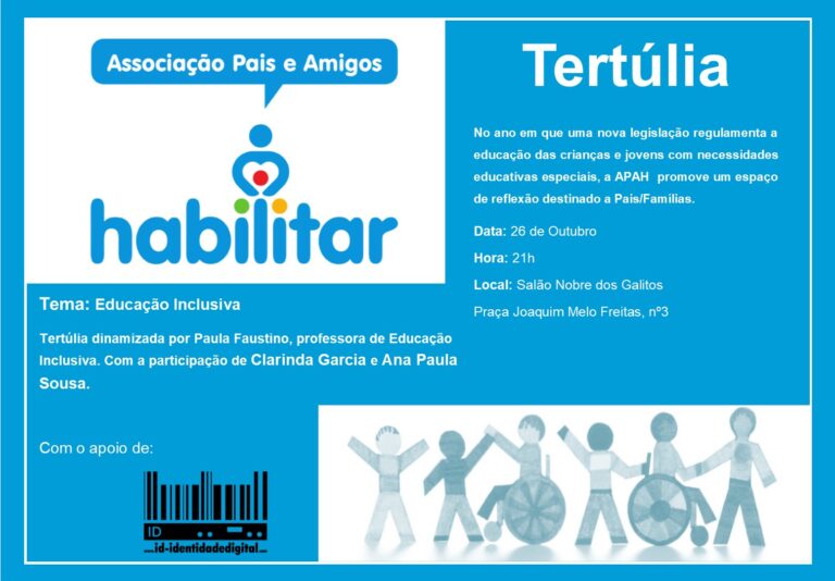 Tertúlia: Educação Inclusiva